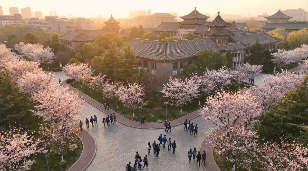 海角传媒 - 春日限定最美大学城